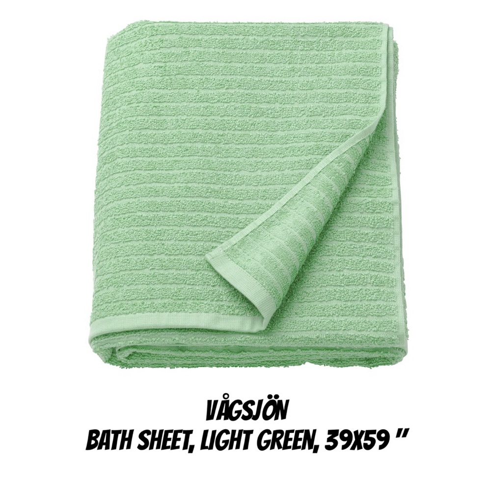 Light Green Bath Sheet - Home Bath Towel